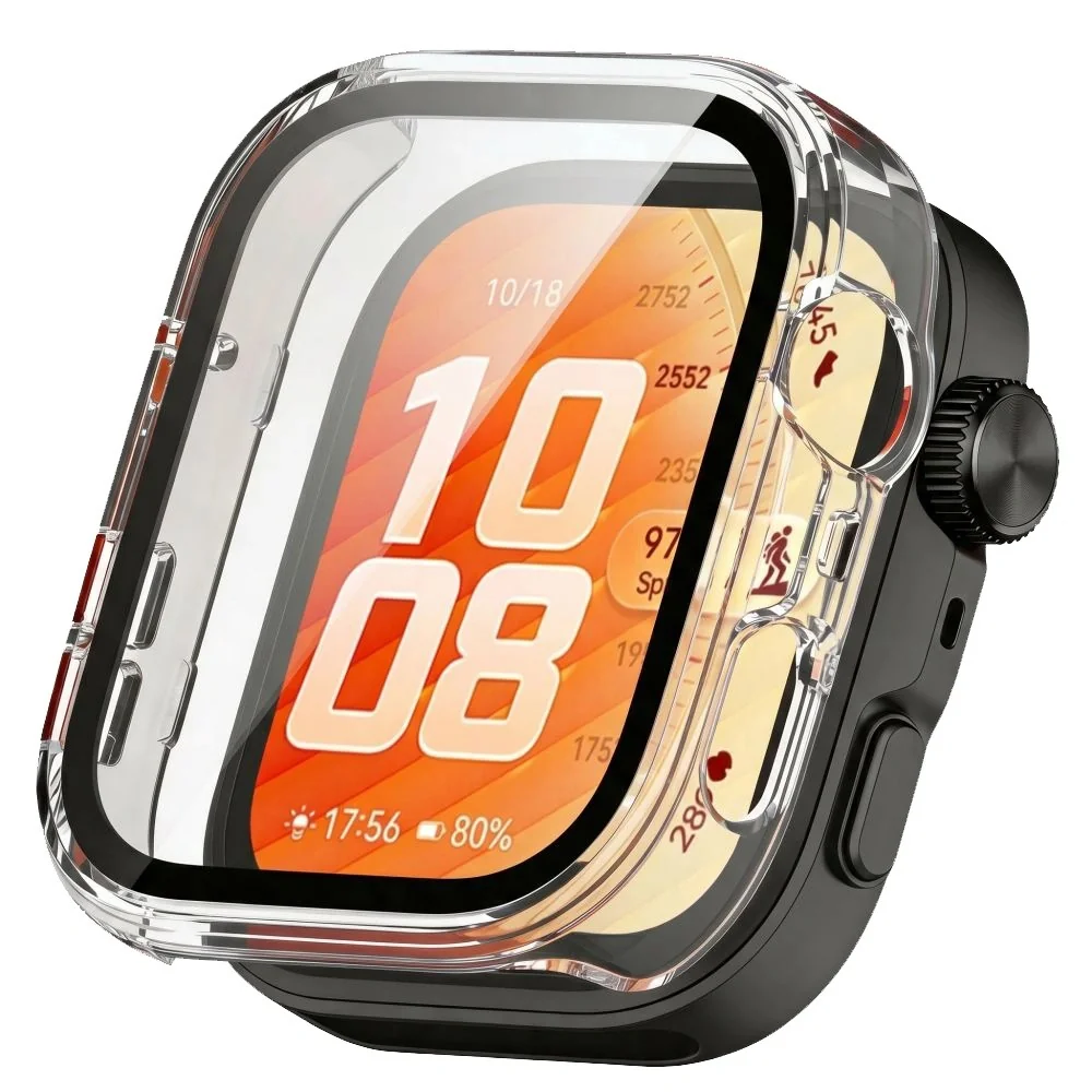Tech-Protect Defense puzdro so sklom na Huawei Watch Fit 5 Pro, priesvitné