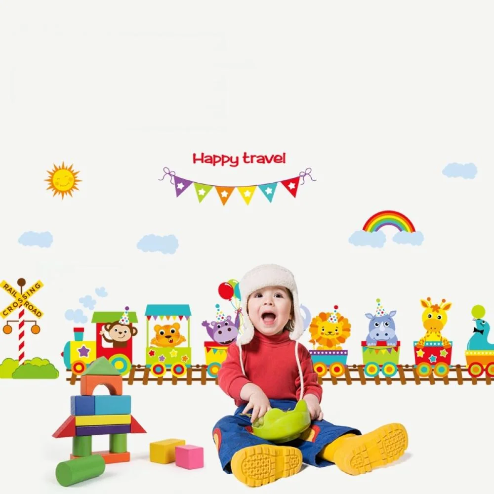 Samolepka na stenu/Tapeta Happy Travel