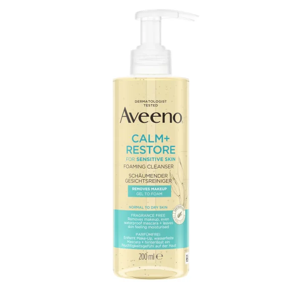 Aveeno® CALM+RESTORE™ Čistiaca pena 200 ml