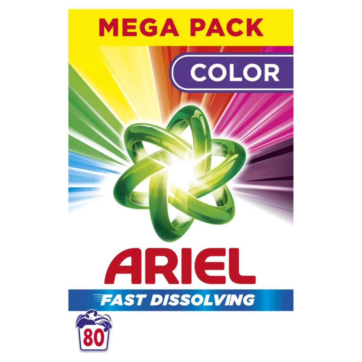 Ariel Prášok 4.4kg / 80PD Color 1×4,4 kg, prášok na pranie