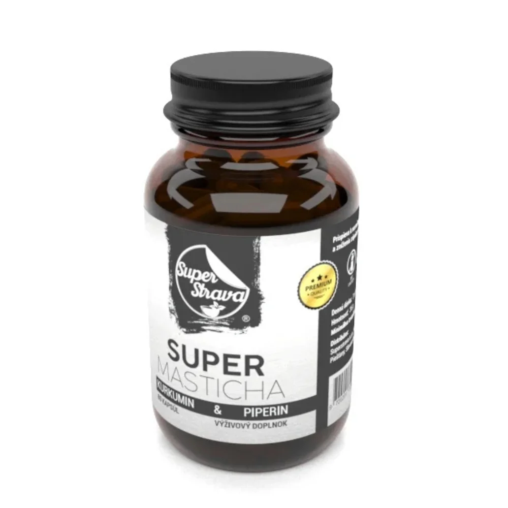 Superstrava Super Masticha Kurkumin & Piperin 80 kapsúl