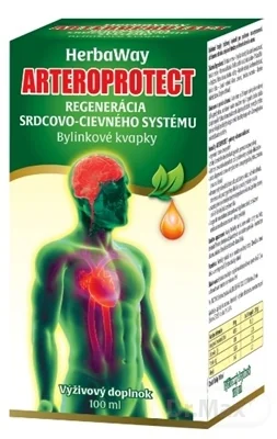 HerbaWay ARTEROPROTECT 1x100 ml, bylinkové kvapky