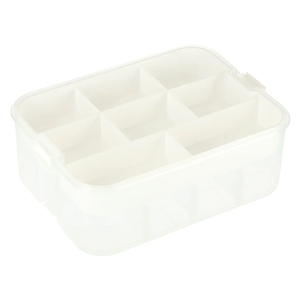 Organizér box na kocky a hračky s vekom a priehradkami 8 l