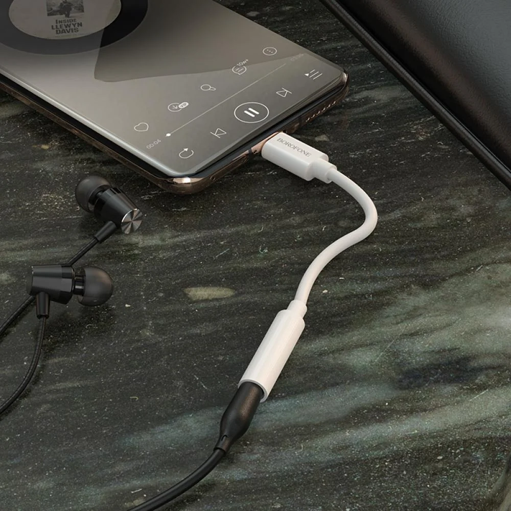 Adaptér USB-C - 3.5mm Jack - Biela 
