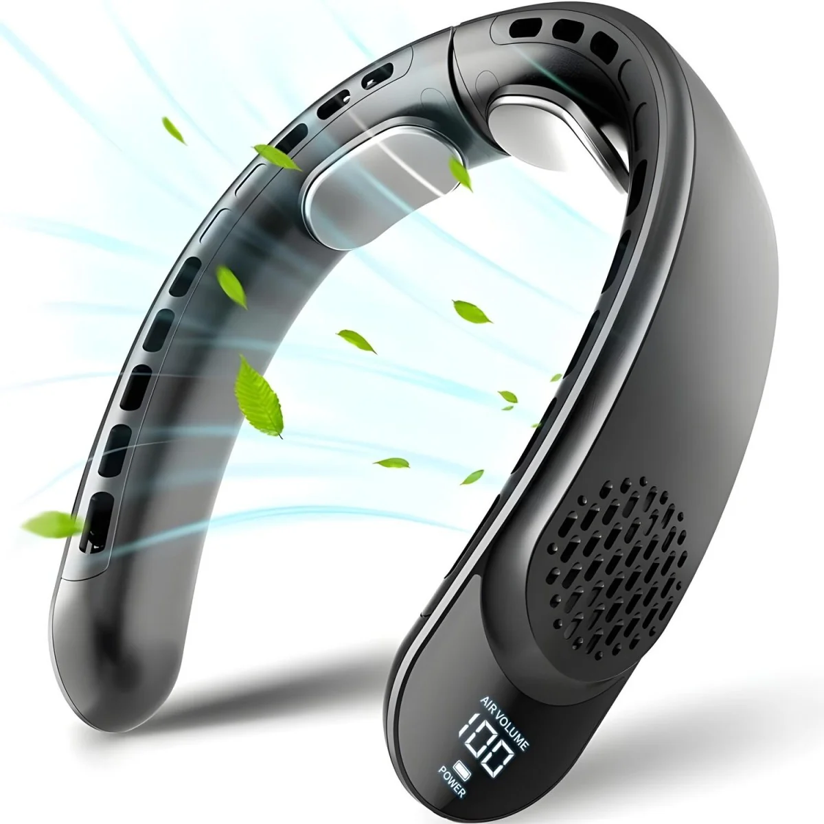 Ventilátor na krk Techsuit S8 - Čierna