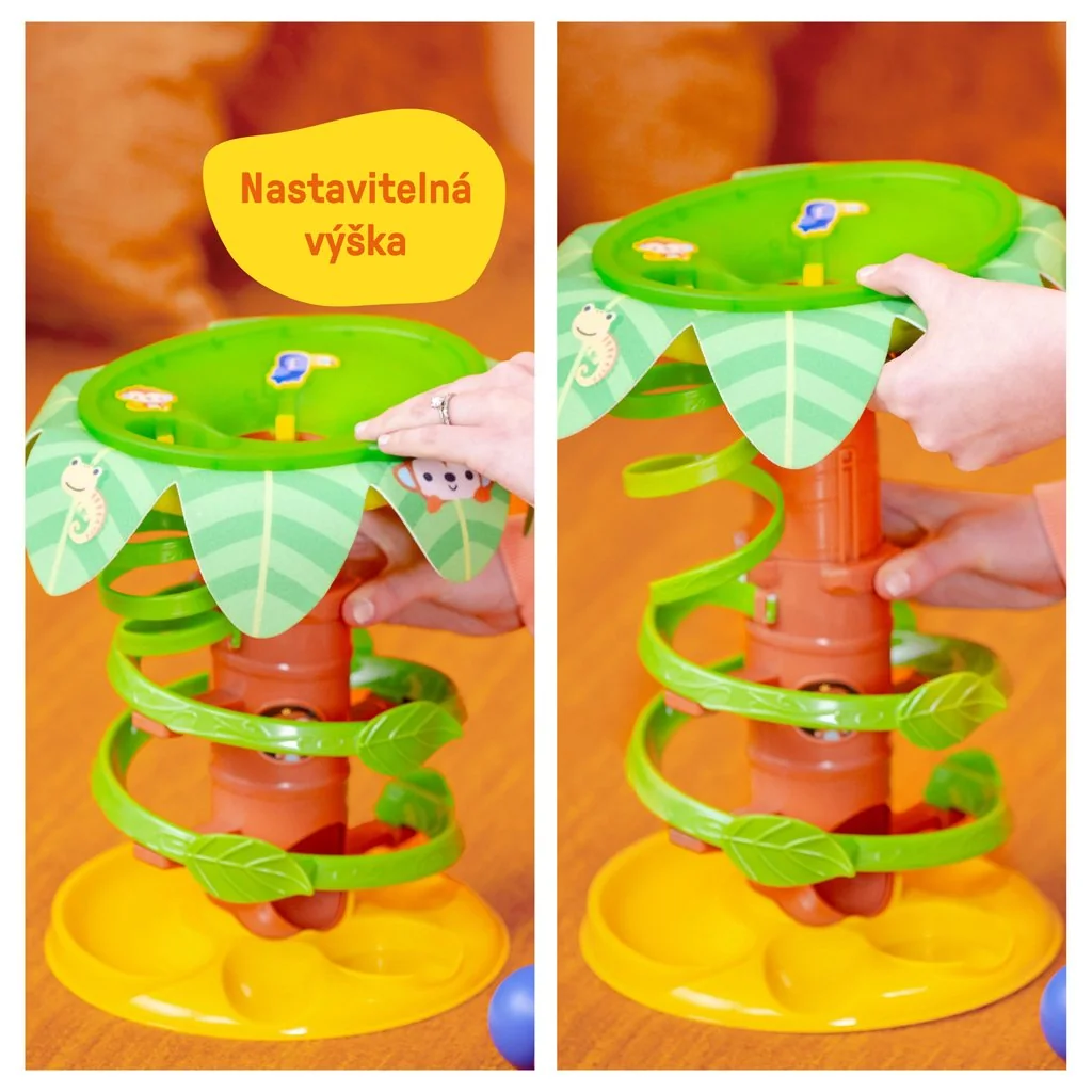 Dráha guľôčková hudobná Tropical Twirl 6m+
