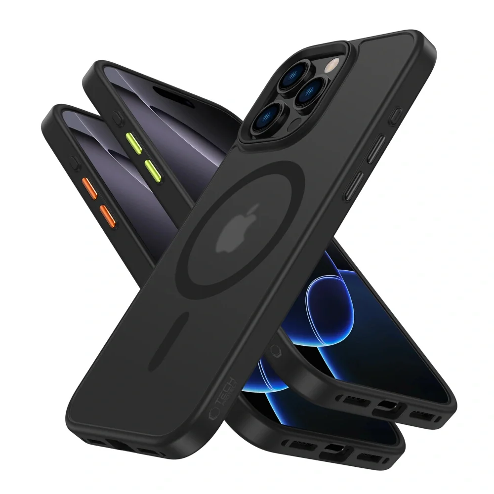 Tech-Protect Magmat XT 3-Set MagSafe kryt na iPhone 16 Pro, čierny