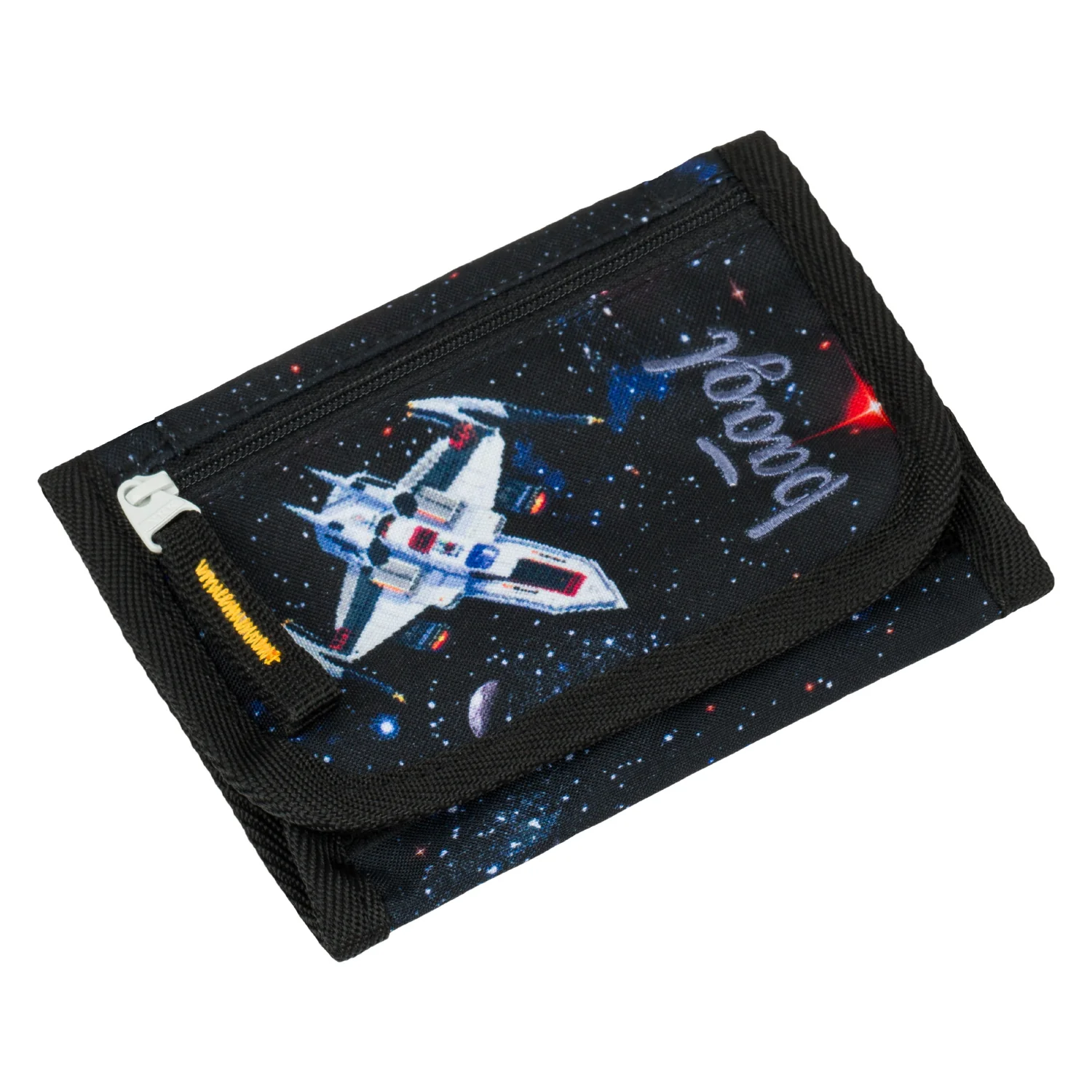 Peňaženka na krk Pixel Space detská, modrá