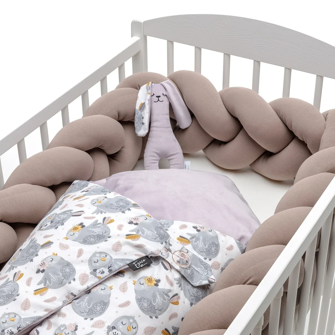 T-TOMI Pletená mantilla 360 cm Mocca