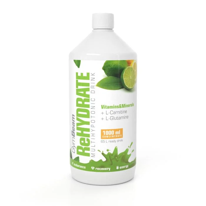 Gymbeam iontovy nápoj rehydrate 1l tropical 1×1000 ml, iontový nápoj