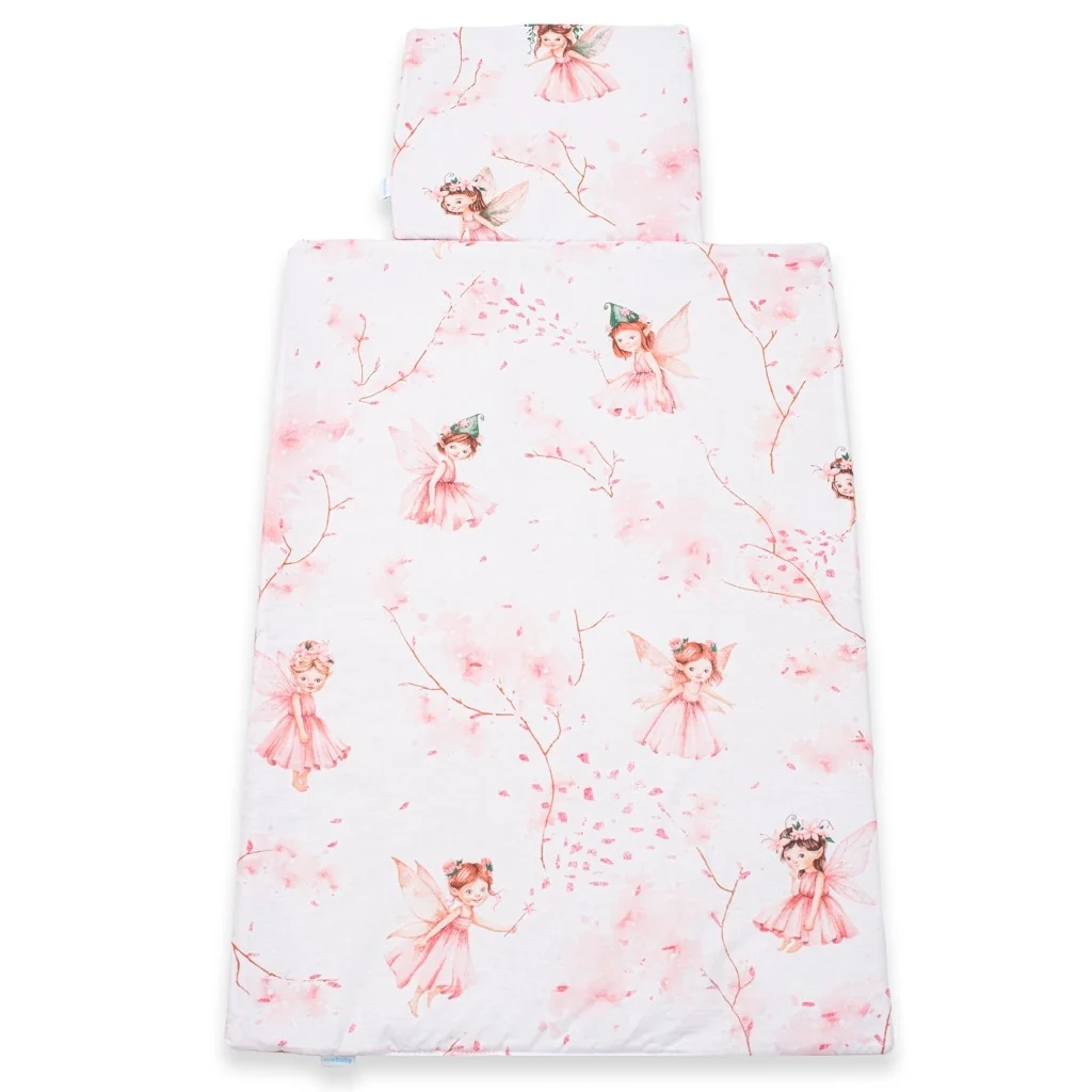 Obojstranný Set z Velvet a bavlny do kočíka New Baby Víly ,