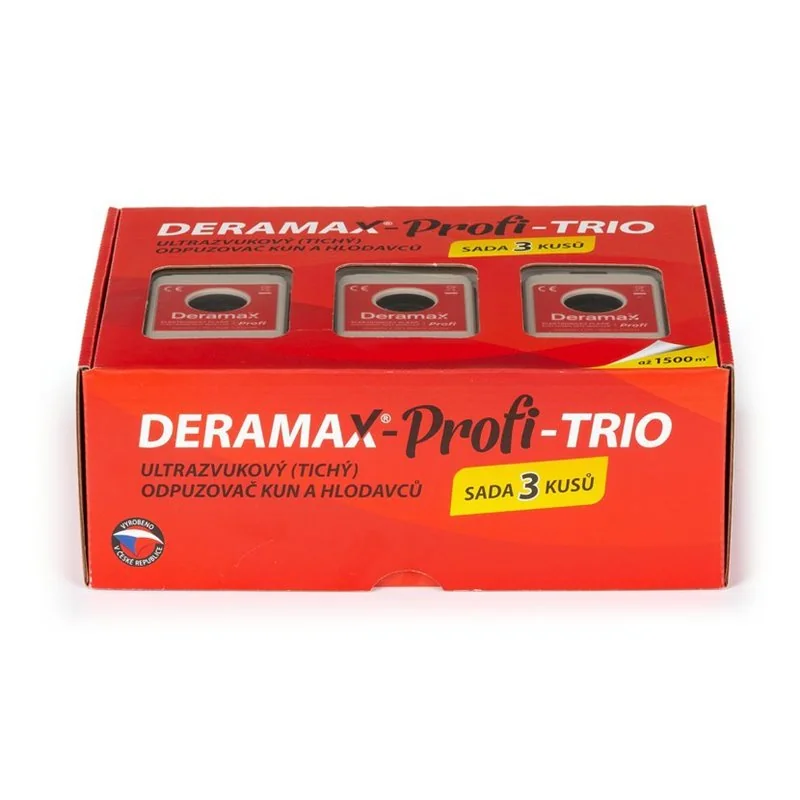 Deramax Profi Trio odpudzovač kún a hlodavcov
