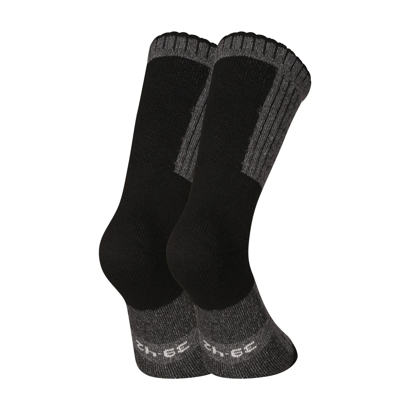 3PACK ponožky vysoké zimné čierné (3NWC1) M
