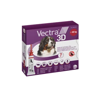Vectra 3D spot-on pre psy XL (> 40 kg) 1×3 ks, spot-on proti parazitom