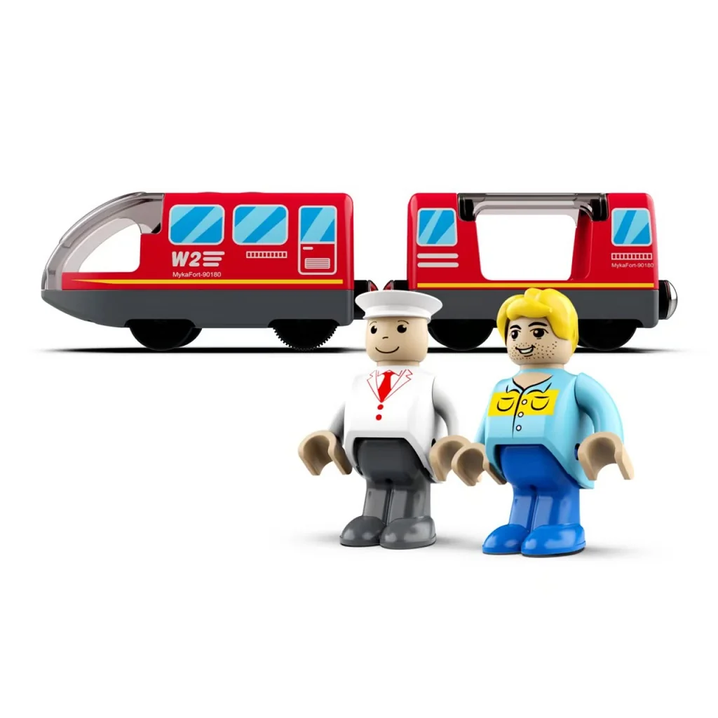 2Kids Toys Elektrický mestský vlak červený