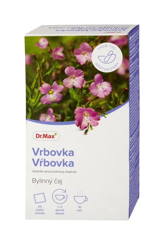 Dr. Max Vŕbovka 20×1,5 g, bylinný čaj v nálevových vreckách