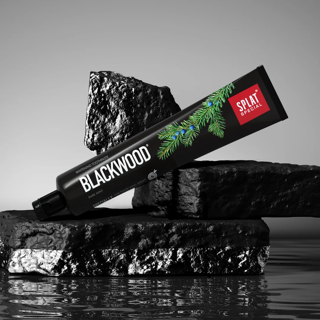 SPLAT SPECIAL BLACKWOOD 1×75 ml, bieliaca čierna zubná pasta