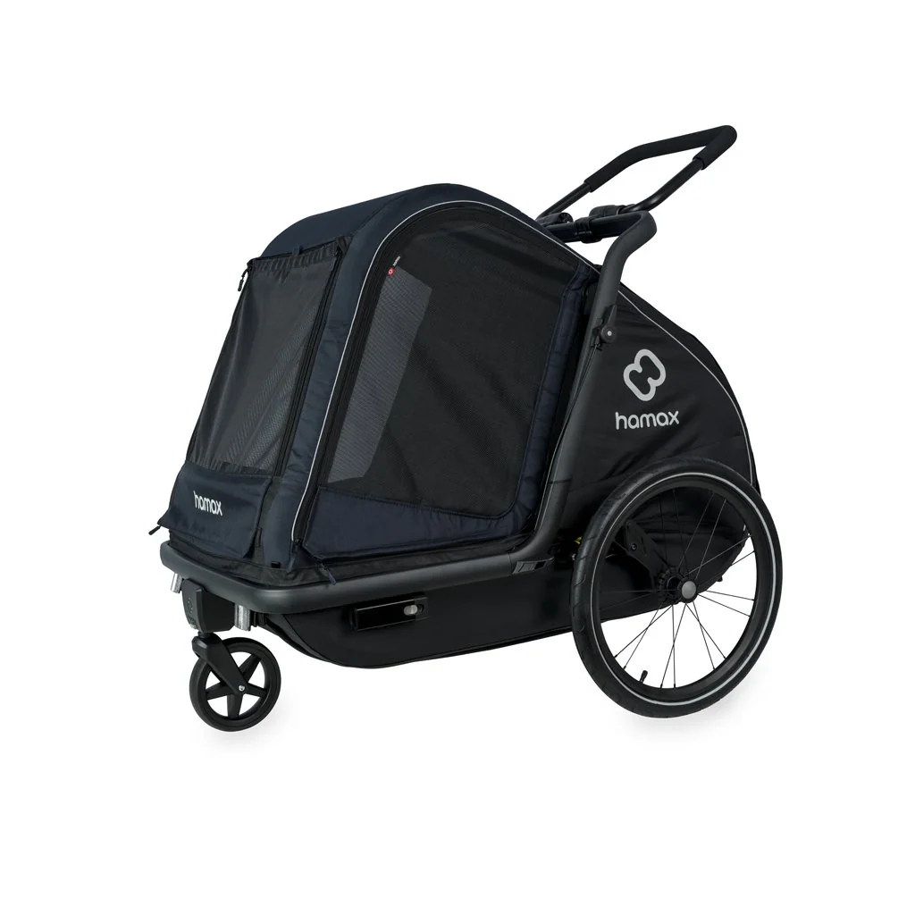 Vozík pre psov Pluto Large navy/black