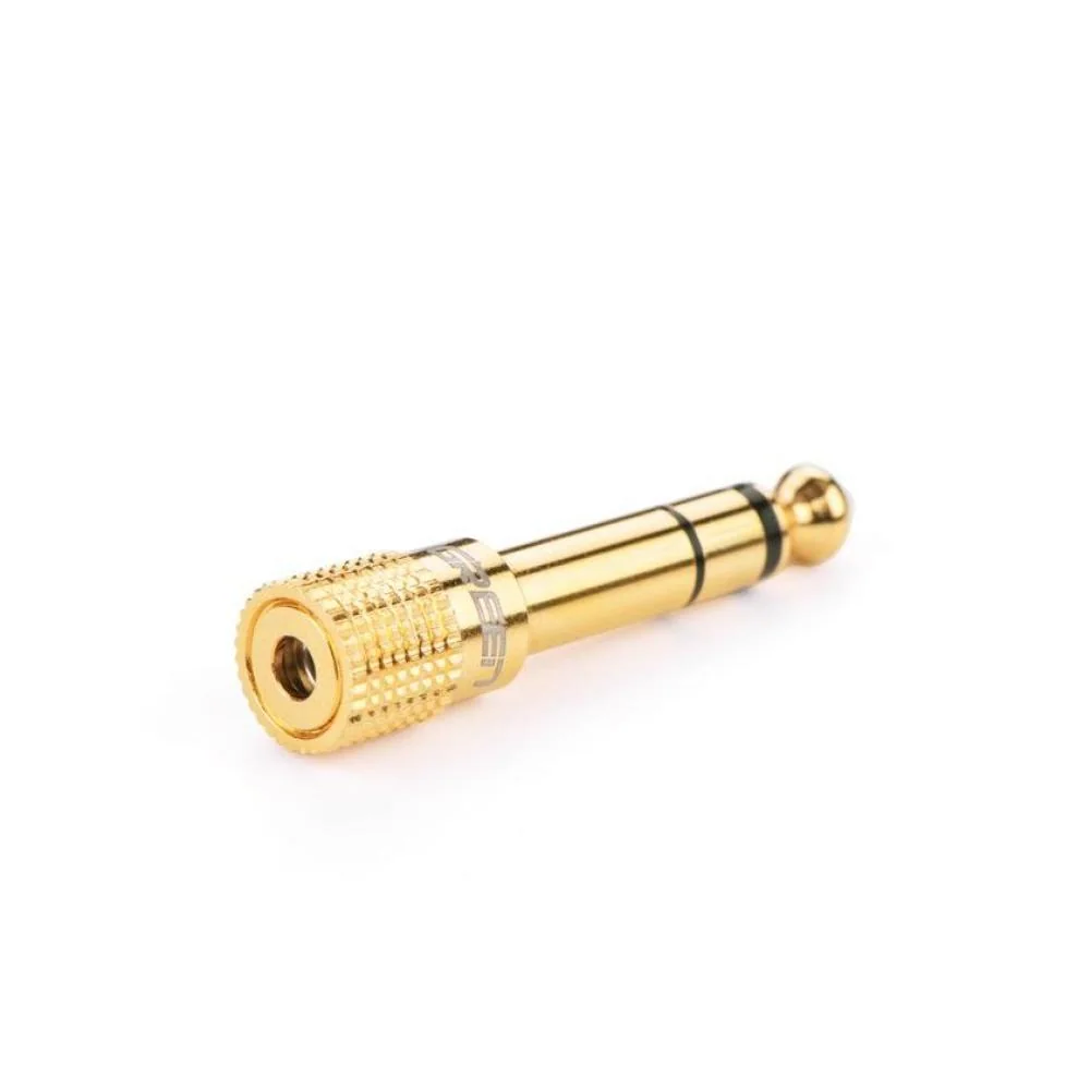 Adaptér / redukcia 3,5 mm na 6,3 mm - Zlatá