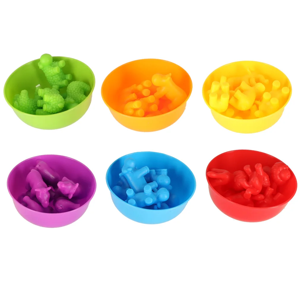 Montessori set – safari zvieratká na počítanie a triedenie