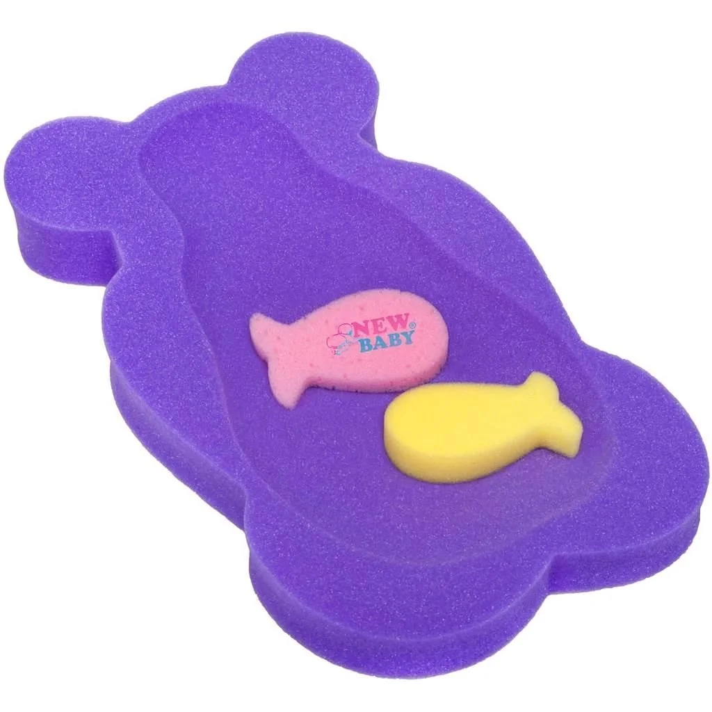 Penová podložka maxi New Baby medveď fialová , 20C32887