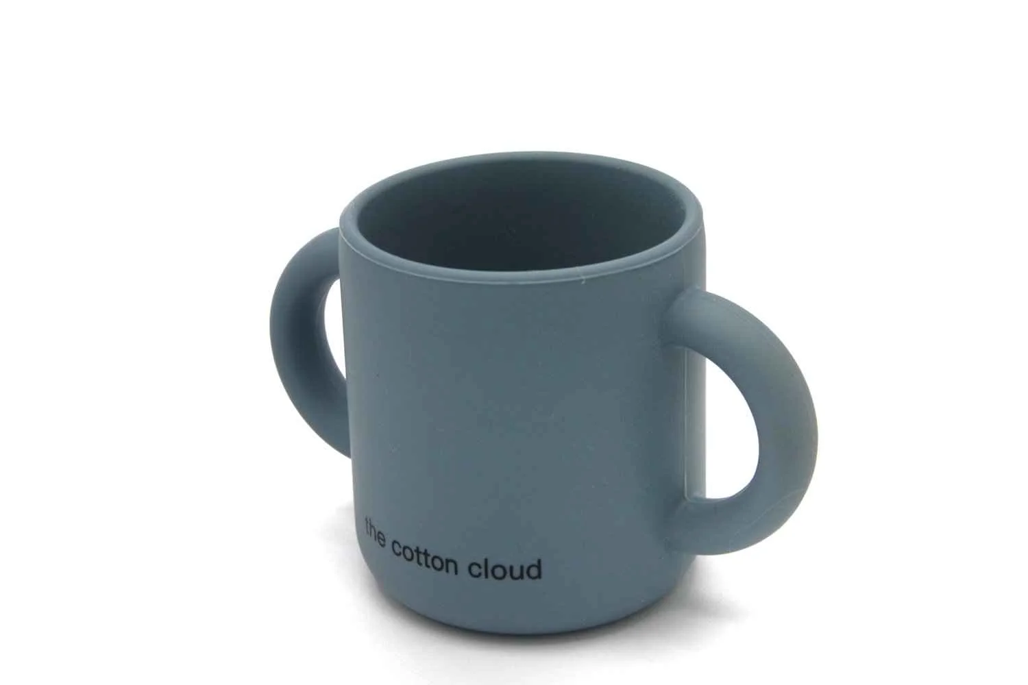 THE COTTON CLOUD Silikónový pohár Smokey Blue 1×1 ks, silikónový pohár