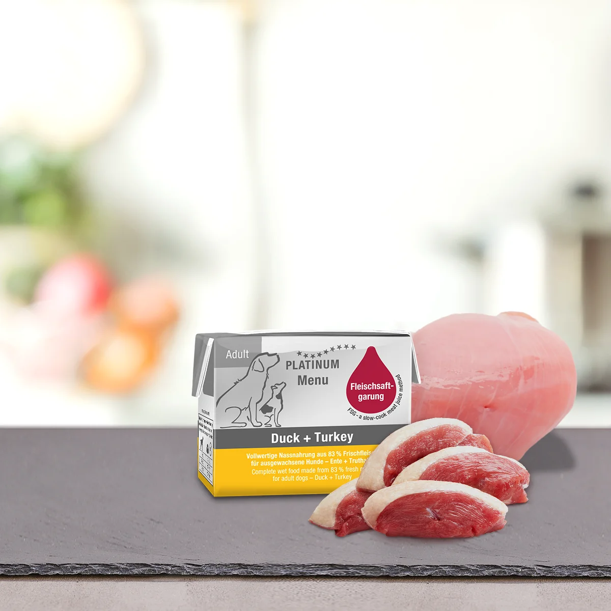 Platinum Menu Duck + Turkey – kačka a moriak 90 g
