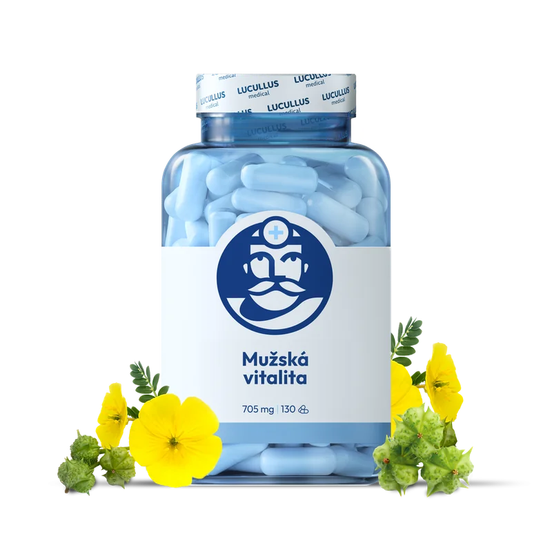 Dr. LUCULLUS Mužská vitalita 2× 60 kapsúl