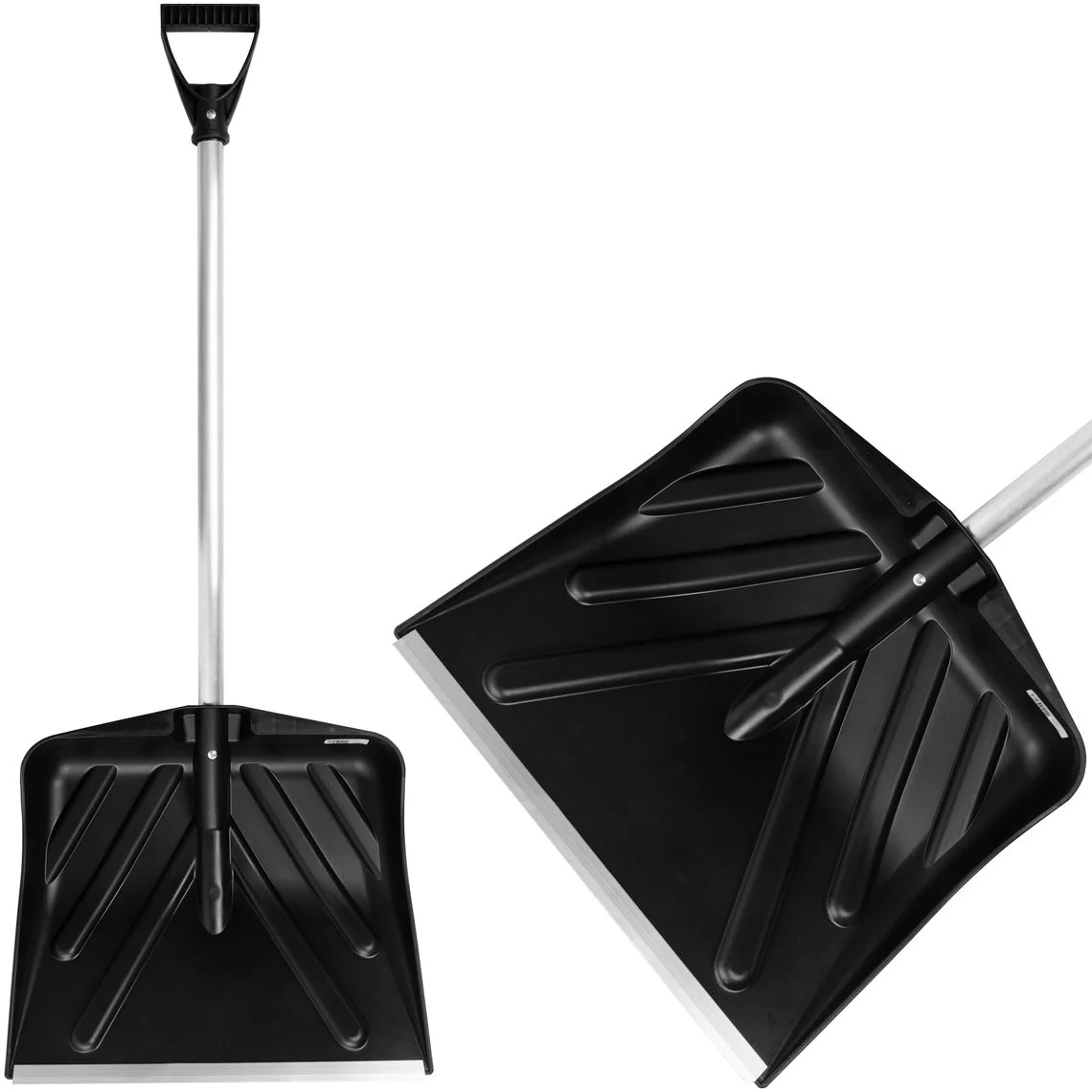 Strend Pro odhrňovač snehu ANSNOW P9, 1 ks 435x390 mm, plast, ALU násada, mix farieb, zmontovaný