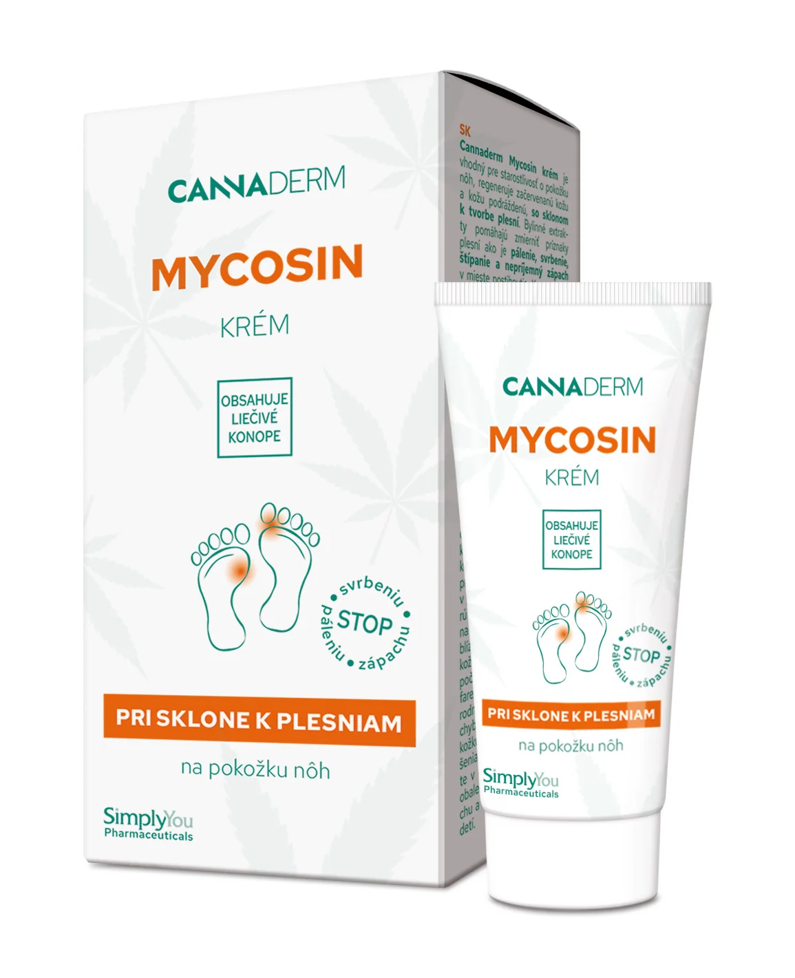 Cannaderm Mycosin krém 30 g
