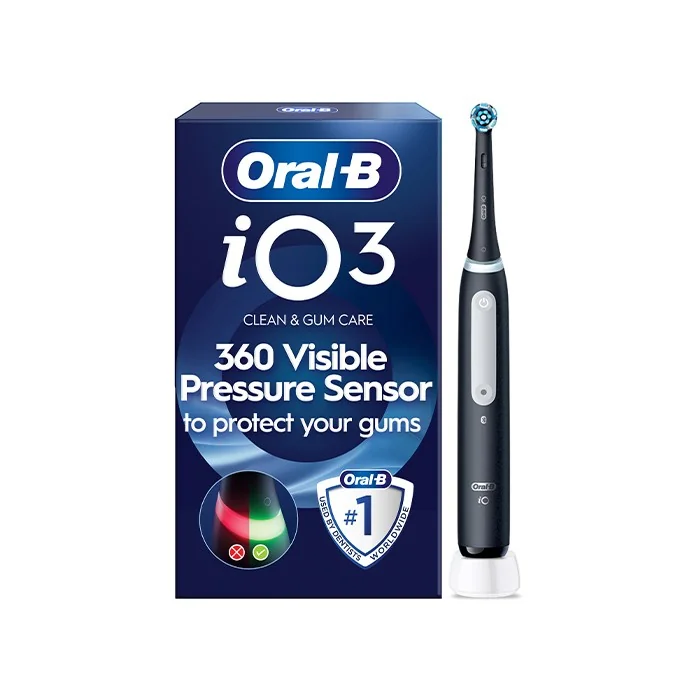 Oral B EK iO Series 3 Black 1×1ks, elektrická zubná kefka