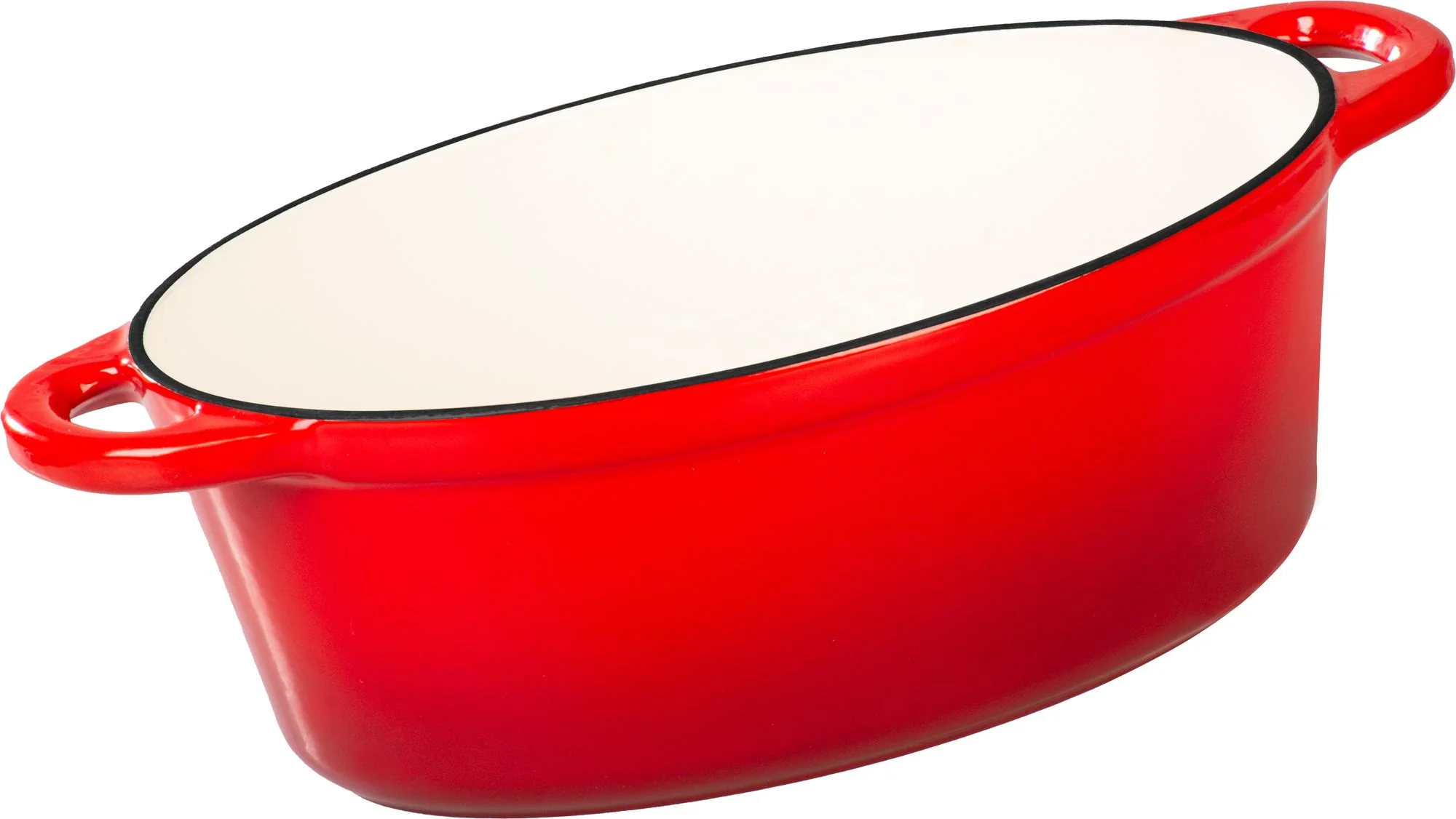 MagicHome oválny pekáč Castora line s pokrievkou, 1 ks 30 cm, 4,4 l, smaltovaná liatina