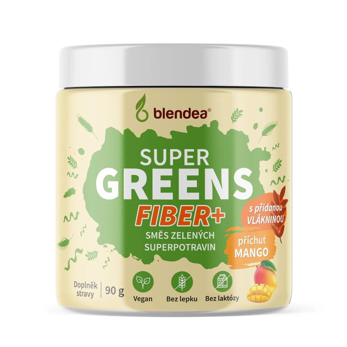 Supergreens Fiber + Mango BIO 90 g