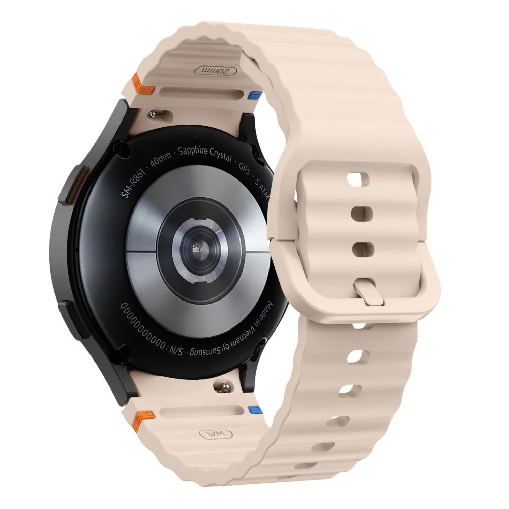 Tech-Protect Silicone Sport remienok na Samsung Galaxy Watch 4 / 5 / 5 Pro / 6 / 7 / FE, pink