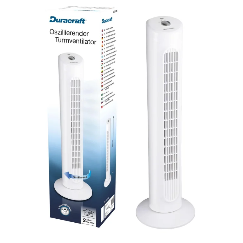 Honeywell Duracraft DO1100E stĺpový ventilátor biely
