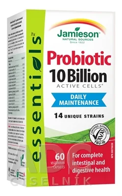 JAMIESON PROBIOTIC 10 MILIARD 1×60 cps, zmes bakteriálnych kultúr