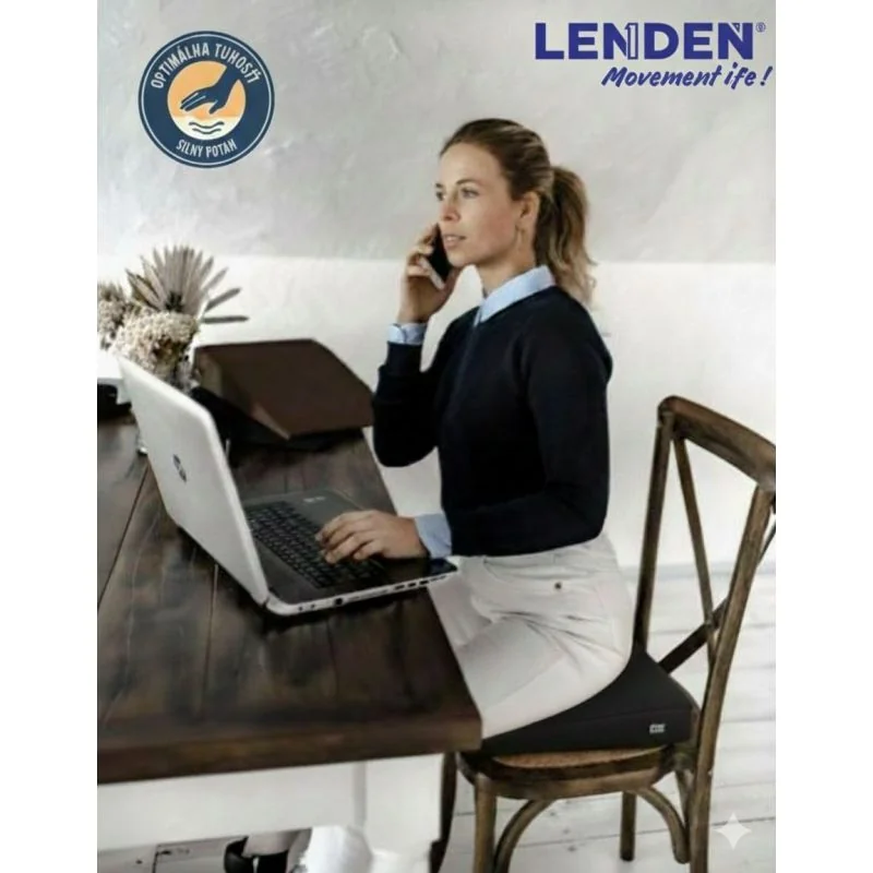 Klinový vankúš LENDEN Deluxe - Čierná
