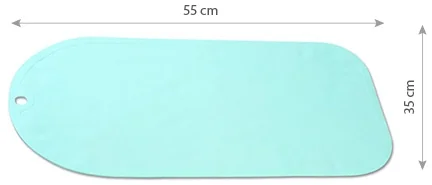 BABYONO Podložka protišmyková do vane modrá 55x35 cm 1×1 ks, protišmyková podložka
