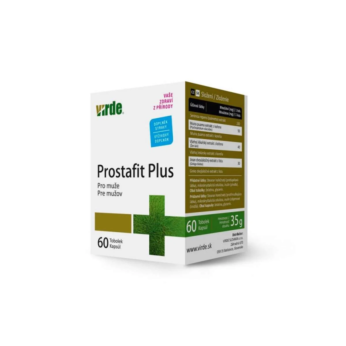 PROSTAFIT PLUS 60CPS ( PROSTATA) VIRDE 1×60 cps, výživový doplnok