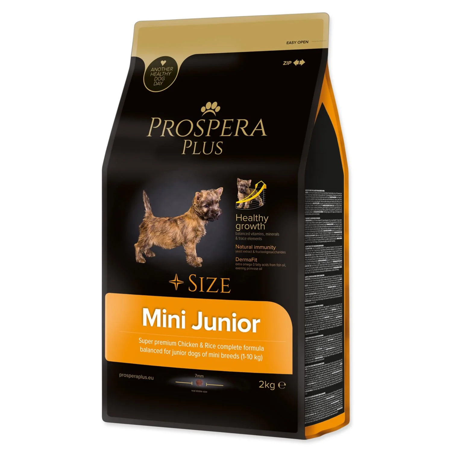 Krmivo Plus Mini Junior kura s ryžou 2kg 2kg