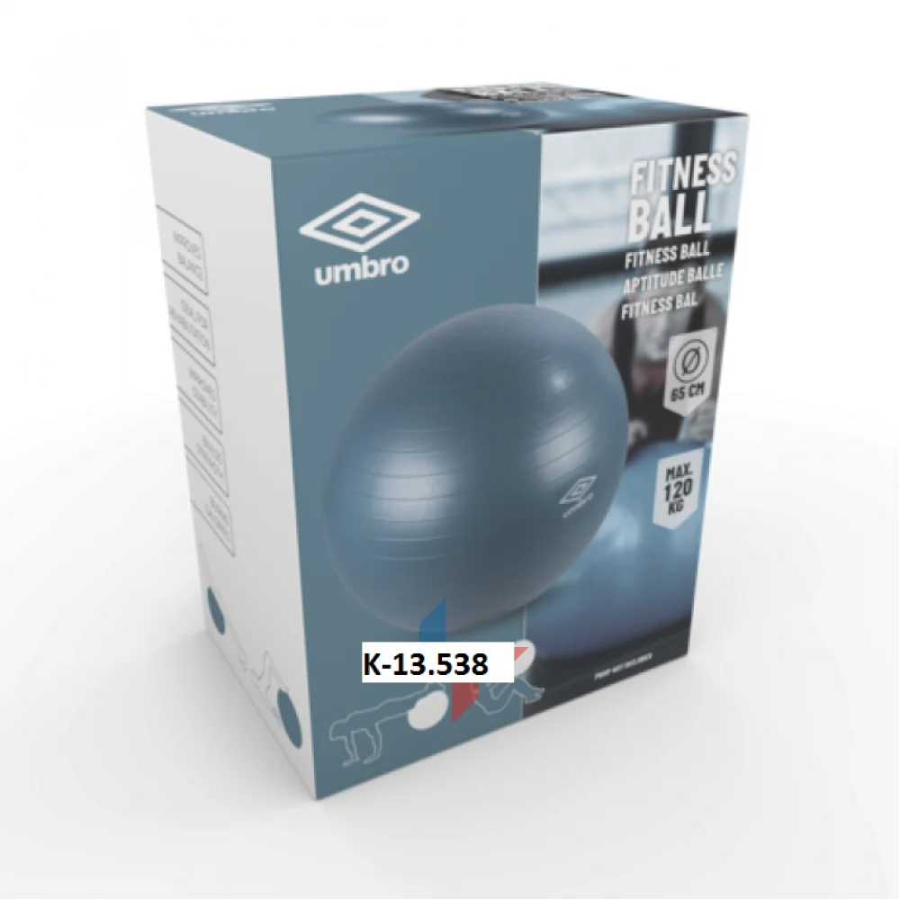 MOVEO Fitness lopta 65 cm modrá