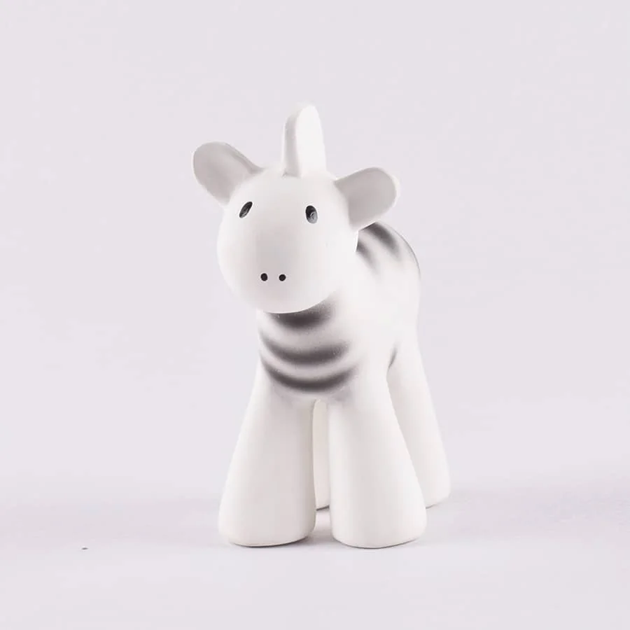 Tikiri Safari - hrkálka a hryzátko z prírodnej gumy Zebra