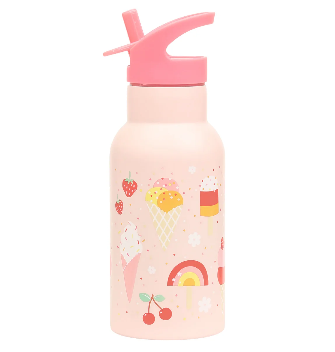 A Little Lovely Company - antikorová fľaša na pitie, 350 ml - zmrzlina