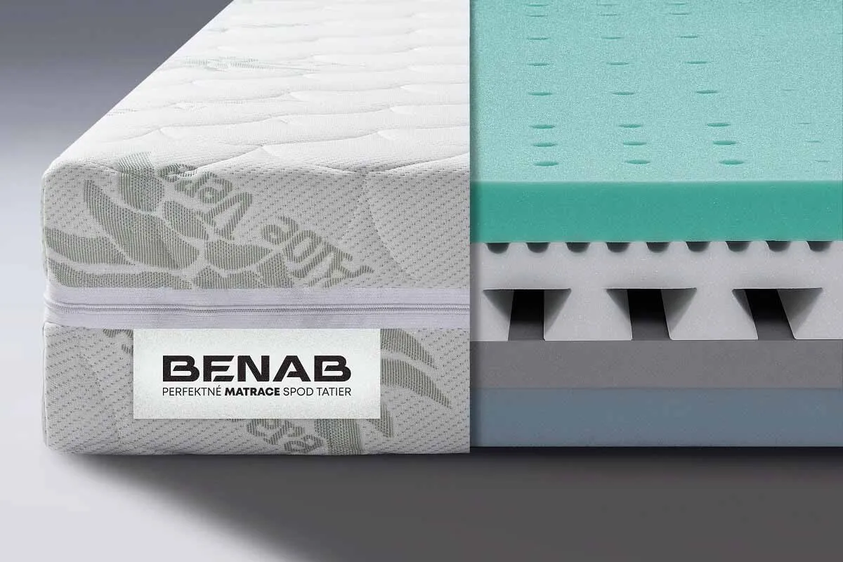BENAB OMEGA FLEX 200x80 Penový matrac 1×1 kus, penový matrac, 200x80