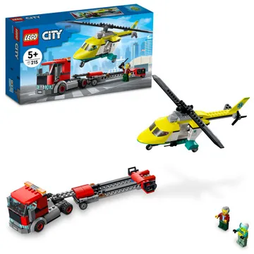 LEGO® City 60343 Preprava záchranárskej helikoptéry 1×1 ks, lego stavebnica