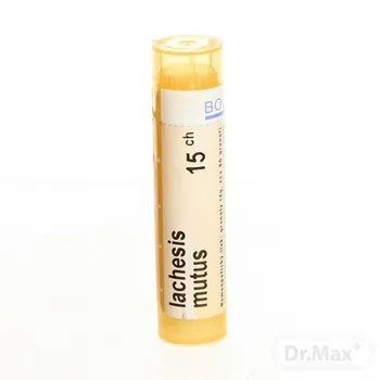 LACHESIS MUTUS   CH15 1x4 g 1×4 g, homeopatický liek