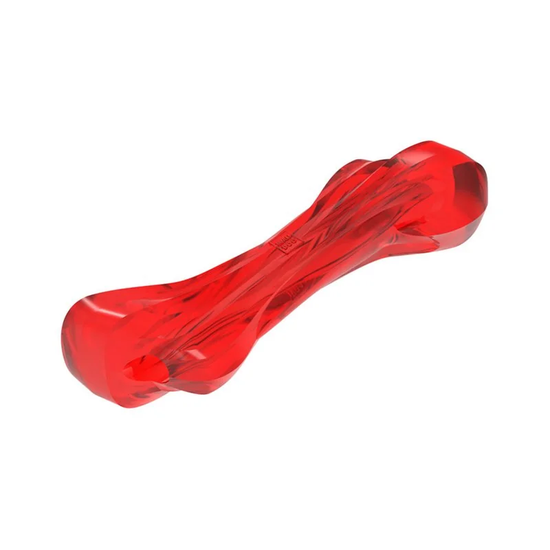 Odolná žuvacia hračka pre psa FUN DURABLE kosť červená