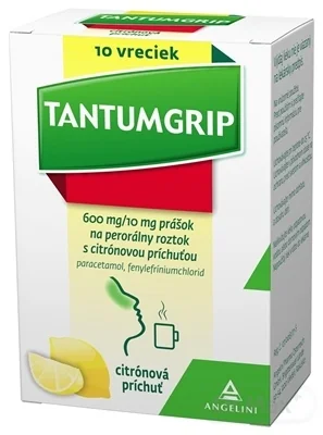 TANTUMGRIP s citrónovou príchuťou 1×10 ks, liek