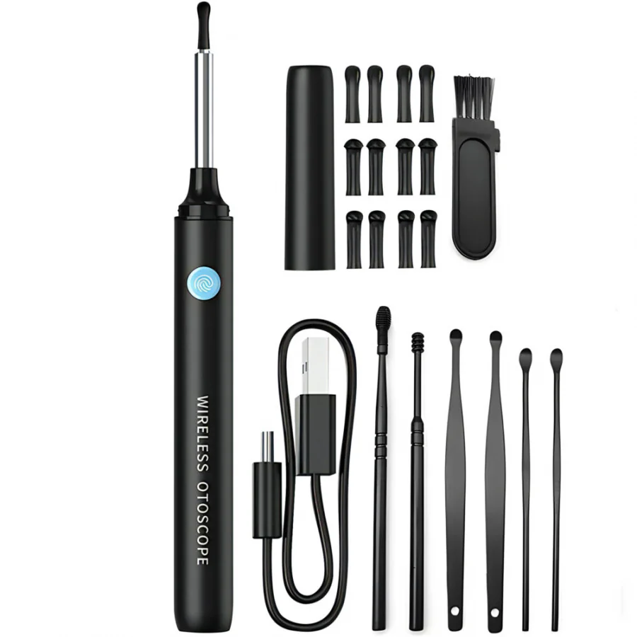 Otoskop s HD kamerou na čistenie uší s vyhrievaným hrotom, Earwax Removal