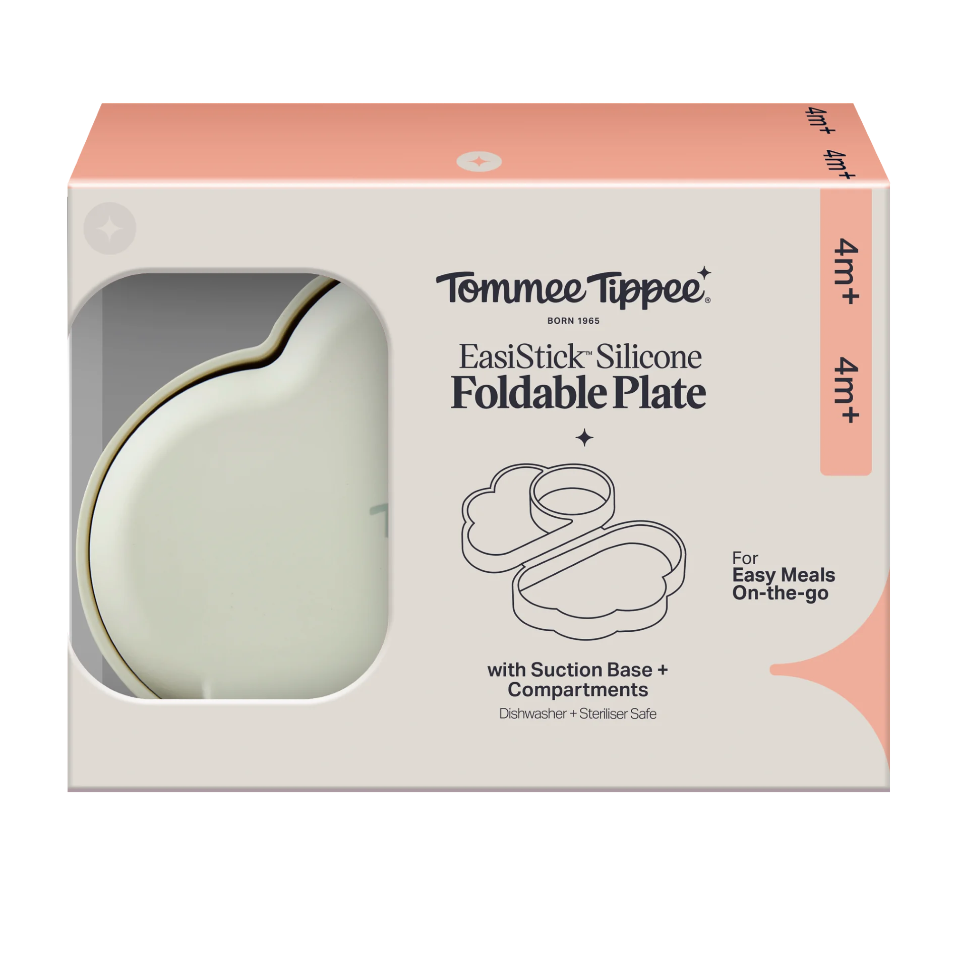 Tommee Tippee Silikónový desiatový box, zelený 1 ks